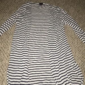 stripped cardigan